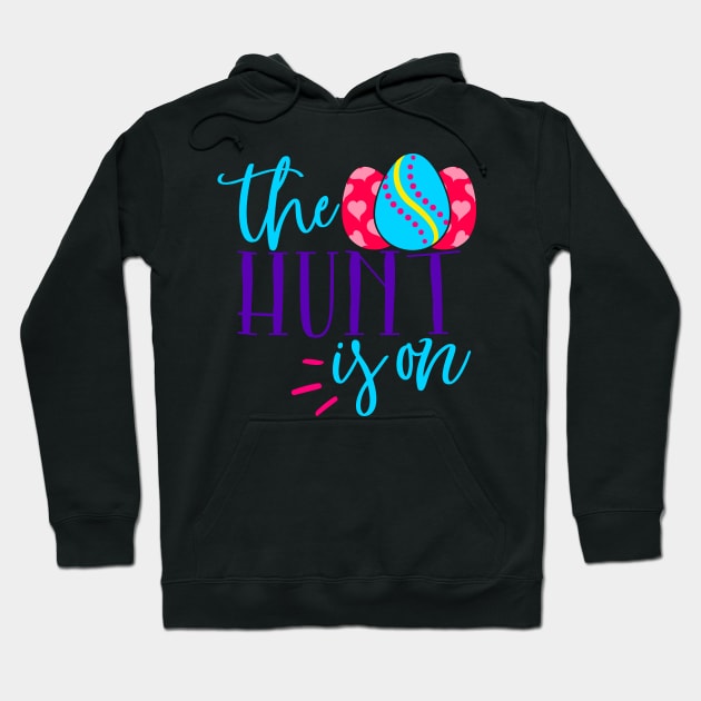 The Hunt is on Hoodie by Coral Graphics